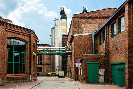 Old beer factory in Poland. Tyhy