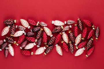 Christmas Background with Shining decor.