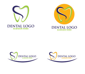 Fototapeta na wymiar Dentist Logo tooth shape design vector template...Dental Clinic