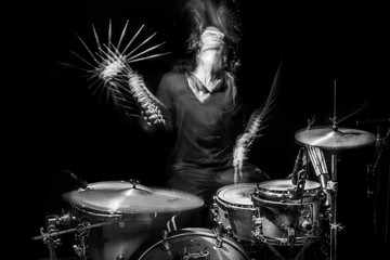 drummer in action