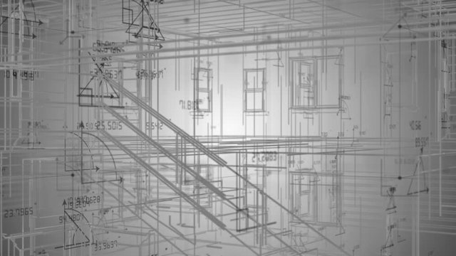 Home structure sketch house blueprint Architecture design