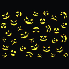 seamless pattern of halloween