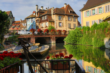 the city of Colmar in Alsace France