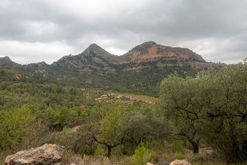 Mountains in prat del comte de Tarragona
