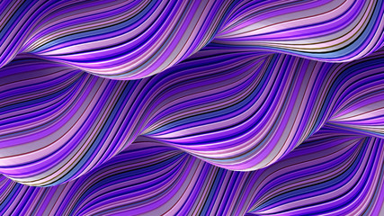 Elegant line background. 3d illustration, 3d rendering.