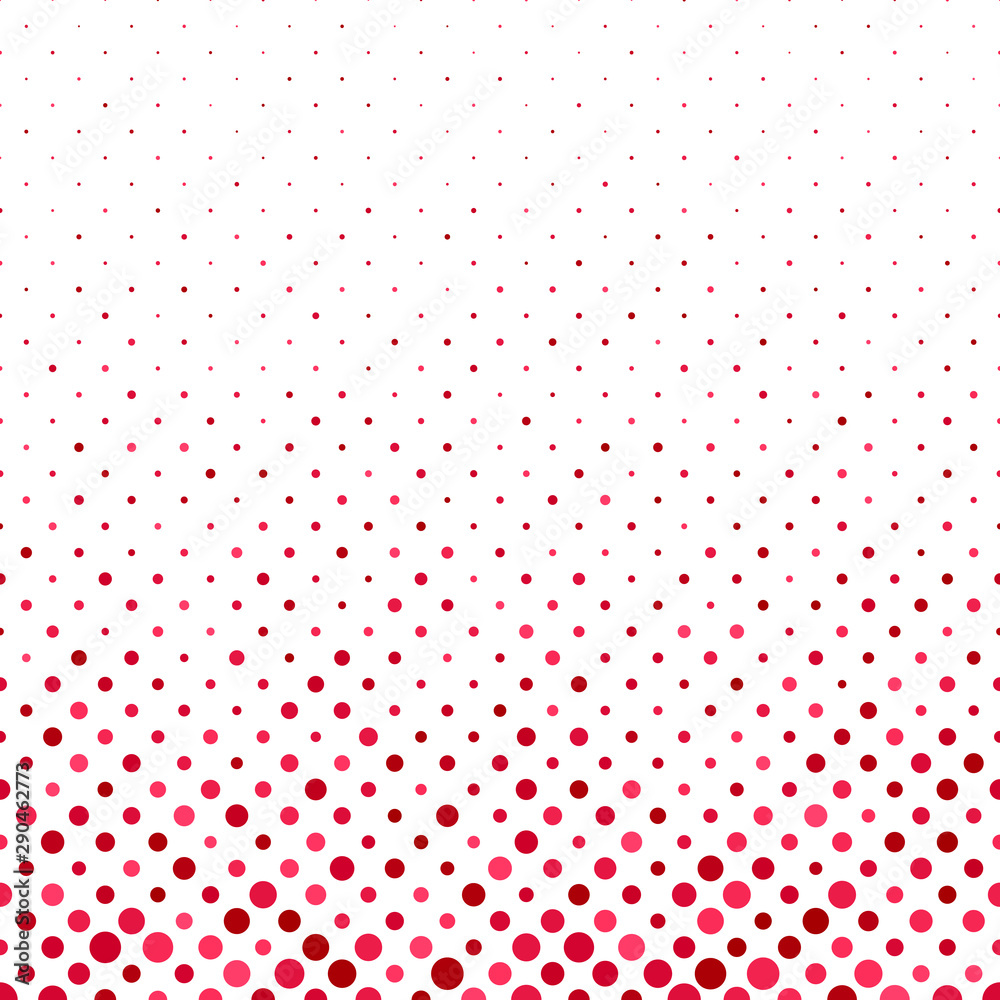 Poster red repeating abstract circle pattern background - vector design