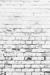 Background of old vintage dirty brick wall, texture