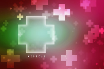 2D illustration medical structure background