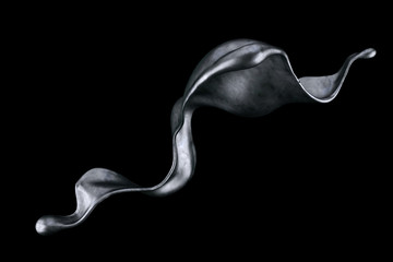 Splash fluid. 3d illustration, 3d rendering.