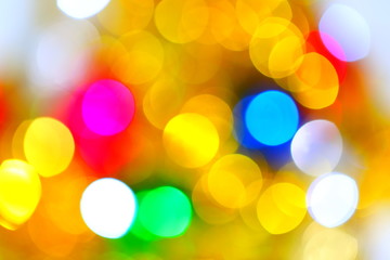 Light bokeh abstract pattern background