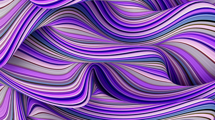 Elegant line background. 3d illustration, 3d rendering.