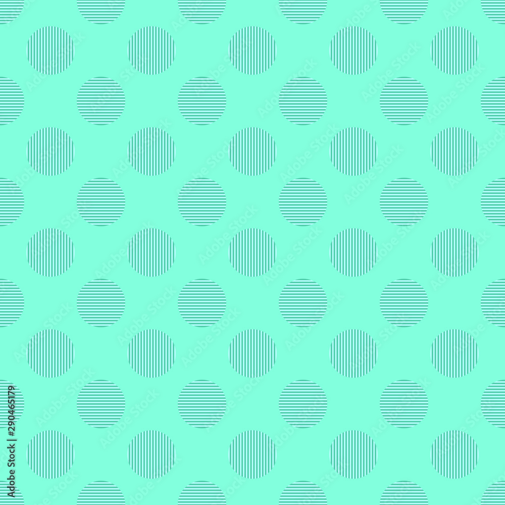 Poster abstract repeating circle pattern background - vector illustration
