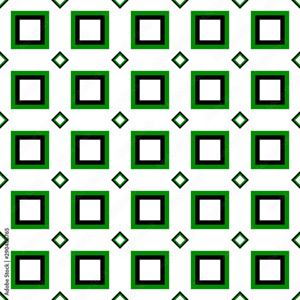 Poster abstract seamless pattern - vector square background design
