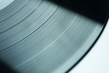 Vinyl Record Close Up Vintage Music Background