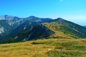 mountain scenery of Pirin National Park in Bulgaria