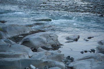 Obraz premium natural background stones and water
