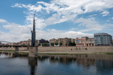 The Ebro river on the way to Tortosa in Tarragona