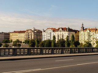 Fototapeta na wymiar View of the old town of Prague Czech Republic