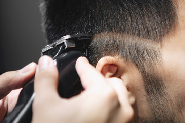 Handsome Young Hairdresser.