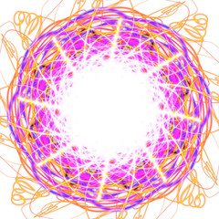 digital ornament mandala desigh isolated background