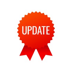 Red award medals symbol