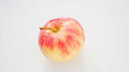 Close up Apple on white background.