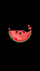 illustration of a mask on black background