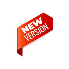 Red Vector left bookmark