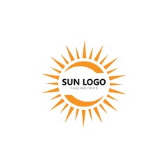 sun Logo Icon Vector illustration design 