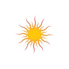 sun Logo Icon Vector illustration design 