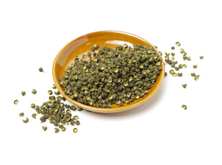 Pricklyash Peel on white background