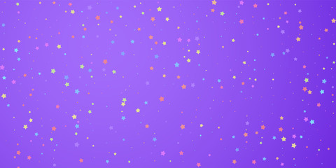 Festive confetti. Celebration stars. Colorful star