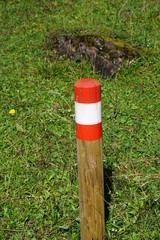 Grenzpfosten in &Ouml;sterreich