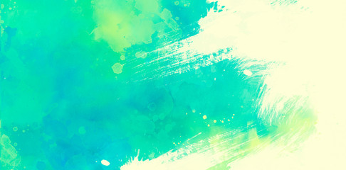 Abstract watercolor drawing on a paper image	