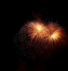 Fireworks display at Oberwesel, Germany
