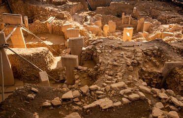 The beginning of time. Ancient site of Gobekli Tepe in Turkey. Gobekli Tepe is a UNESCO World...