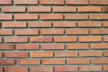 Brick wall.