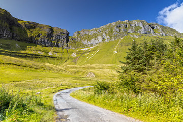Impression of the Gleniff Horseshoe Drive in County Sligo, Ireland
