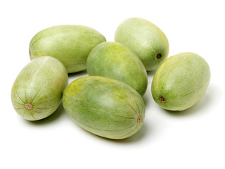 muskmelon on white background 