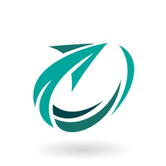 Abstract Rotating Arrow Icon