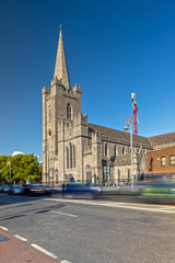 Impression of the St. Patricks Cathedral in Dublin, Ireland