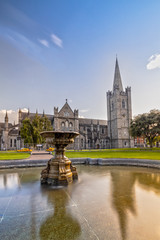 Impression of the St. Patricks Cathedral in Dublin, Ireland