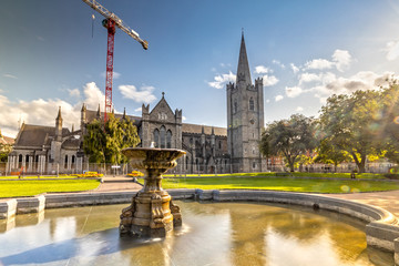 Impression of the St. Patricks Cathedral in Dublin, Ireland