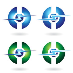 Thunder Sphere Abstract Icon