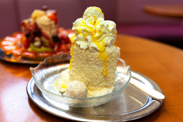 coconut ice cream cup