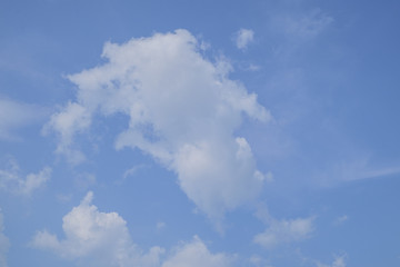 Sky background with clouds