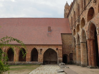 Fototapeta na wymiar The monastery chorin inside or outside.