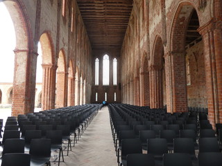 The monastery chorin inside or outside.