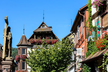 the old town of Kaysersberg