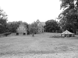 The monastery chorin inside or outside.